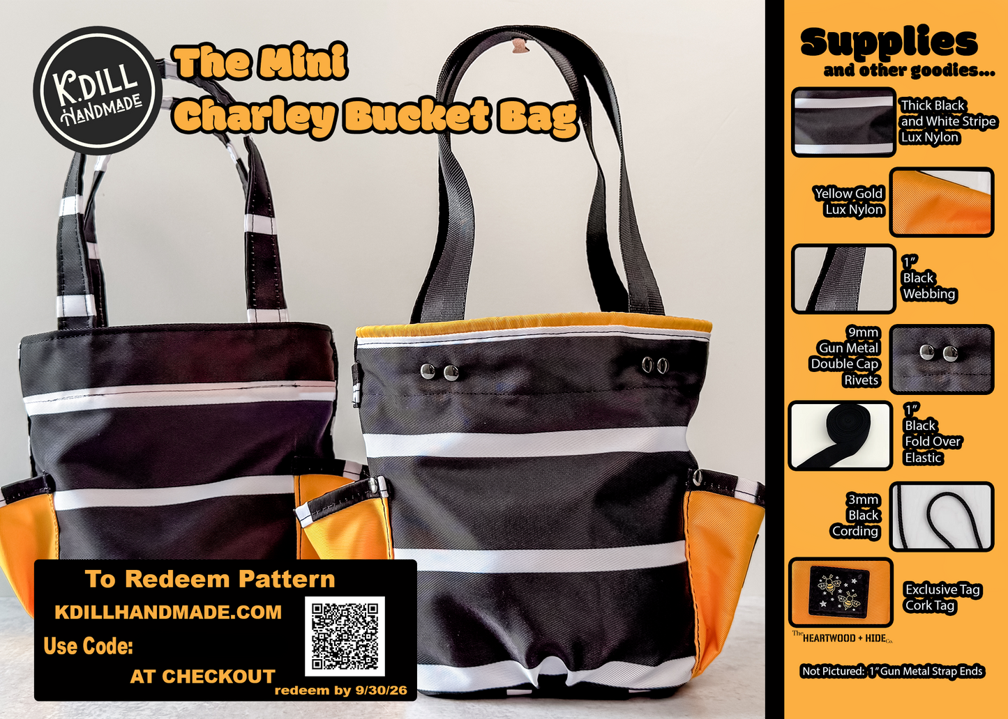 Project - Mini Charley Bucket Bag - June 2026 Bee Box