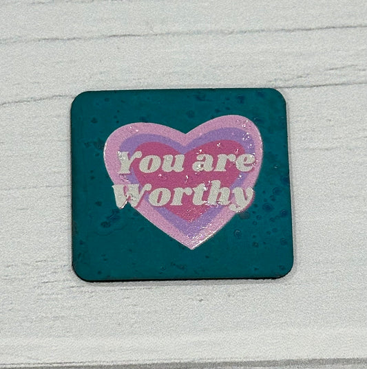 You are Worthy Cork Tags