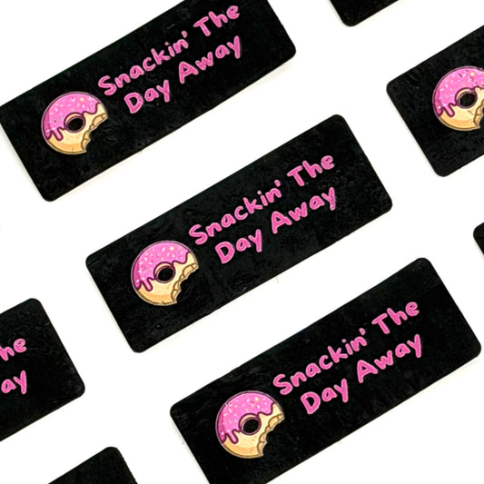Snackin’ The Day Away Tag by Heartwood & Hide