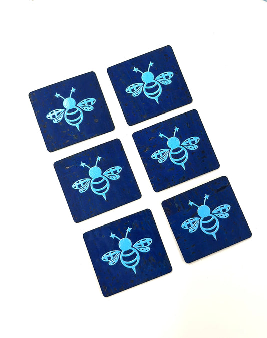 Royal w/ Aqua Bee Tag by Heartwood & Hide