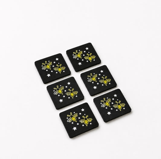 Bees with Stars Tag by Heartwood & Hide