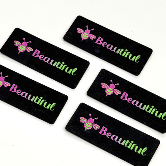 Bee Beautiful Tag by Heartwood & Hide
