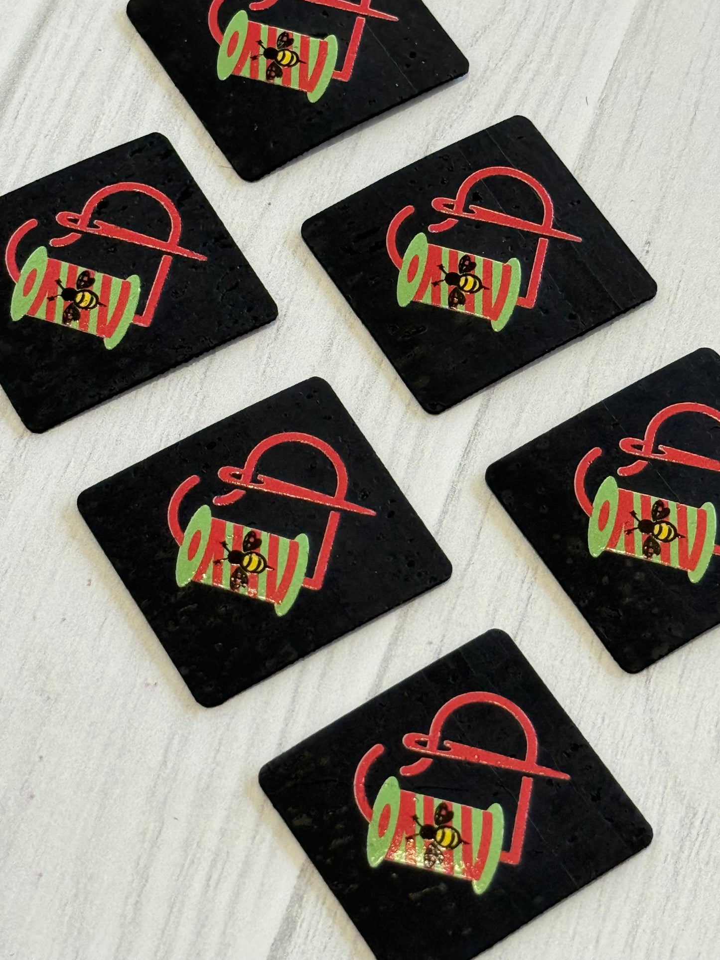 Threaded Heart Bee Tag by Heartwood & Hide